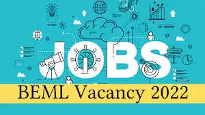 BEML Recruitment 2022: भारत अर्थ मूवर्स लिमिटेड (BEML) में नौकरी (Sarkari Naukri) पाने का एक शानदार अवसर निकला है। BEML ने ट्रेनी के पदों (BEML Recruitment 2022) को भरने के लिए आवेदन मांगे हैं। इच्छुक एवं योग्य उम्मीदवार जो इन रिक्त पदों (BEML Recruitment 2022) के लिए आवेदन करना चाहते हैं, वे BEML की आधिकारिक वेबसाइट bemlindia.in पर जाकर अप्लाई कर सकते हैं। इन पदों (BEML Recruitment 2022) के लिए अप्लाई करने की अंतिम तिथि 21 नवंबर है।    इसके अलावा उम्मीदवार सीधे इस आधिकारिक लिंक bemlindia.in पर क्लिक करके भी इन पदों (BEML Recruitment 2022) के लिए अप्लाई कर सकते हैं।   अगर आपको इस भर्ती से जुड़ी और डिटेल जानकारी चाहिए, तो आप इस लिंक BEML Recruitment 2022 Notification PDF के जरिए आधिकारिक नोटिफिकेशन (BEML Recruitment 2022) को देख और डाउनलोड कर सकते हैं। इस भर्ती (BEML Recruitment 2022) प्रक्रिया के तहत कुल 80 पदों को भरा जाएगा।    BEML Recruitment 2022 के लिए महत्वपूर्ण तिथियां ऑनलाइन आवेदन शुरू होने की तारीख – ऑनलाइन आवेदन करने की आखरी तारीख- 21 नवंबर 2022 BEML Recruitment 2022 के लिए पदों का  विवरण पदों की कुल संख्या- ट्रेनी - 80 पद BEML Recruitment 2022 के लिए योग्यता (Eligibility Criteria) ट्रेनी -मान्यता प्राप्त संस्थान से डिप्लोमा प्राप्त हो  BEML Recruitment 2022 के लिए उम्र सीमा (Age Limit) ट्रेनी -उम्मीदवारों की अधिकतम आयु विभाग के नियमानुसार  मान्य होगी।  BEML Recruitment 2022 के लिए वेतन (Salary) ट्रेनी: नियमानुसार BEML Recruitment 2022 के लिए चयन प्रक्रिया (Selection Process) लिखित परीक्षा के आधार पर किया जाएगा।  BEML Recruitment 2022 के लिए आवेदन कैसे करें इच्छुक और योग्य उम्मीदवार BEML की आधिकारिक वेबसाइट (bemlindia.in) के माध्यम से 21 नवंबर तक आवेदन कर सकते हैं। इस सबंध में विस्तृत जानकारी के लिए आप ऊपर दिए गए आधिकारिक अधिसूचना को देखें।  यदि आप सरकारी नौकरी पाना चाहते है, तो अंतिम तिथि निकलने से पहले इस भर्ती के लिए अप्लाई करें और अपना सरकारी नौकरी पाने का सपना पूरा करें। इस तरह की और लेटेस्ट सरकारी नौकरियों की जानकारी के लिए आप naukrinama.com पर जा सकते है।  
