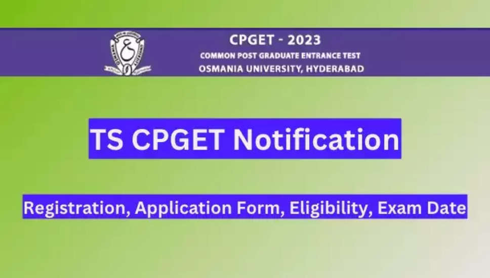 तेलंगाना CPGET 2024 पंजीकरण अब खुला: यहां परीक्षा की तारीख जांचें