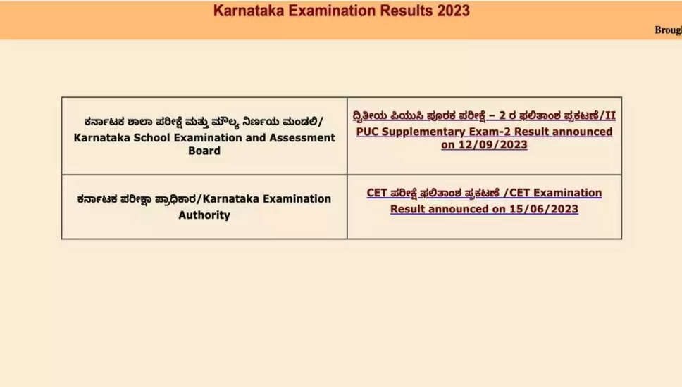 कर्नाटक PUC I परीक्षा 2024 के परिणाम जारी: अगले कदम क्या हैं?