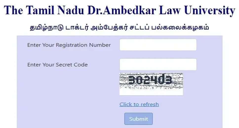 Tamil Nadu Dr. Ambedkar Law University Releases UG & PG Results 2024: Download Now 