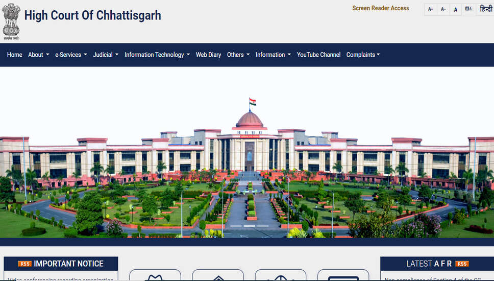 SEO Title: High Court of Chhattisgarh Recruitment 2023: Apply for Translator Vacancies ________________________________________ एसईओ शीर्षक: छत्तीसगढ़ उच्च न्यायालय भर्ती 2023: अनुवादक रिक्तियों के लिए आवेदन करें ________________________________________ छत्तीसगढ़ उच्च न्यायालय भर्ती 2023: अनुवादक रिक्तियां क्या आप कानून के क्षेत्र में रोमांचक कैरियर के अवसरों की तलाश कर रहे हैं? छत्तीसगढ़ उच्च न्यायालय वर्तमान में 2023 में अनुवादक रिक्तियों के लिए आवेदन स्वीकार कर रहा है। यदि आप इस प्रतिष्ठित संगठन का हिस्सा बनने में रुचि रखते हैं, तो योग्यता, रिक्तियों, वेतन और आवेदन प्रक्रिया के बारे में अधिक जानने के लिए पढ़ें। संगठन: छत्तीसगढ़ उच्च न्यायालय  पोस्ट नाम: अनुवादक  कुल रिक्ति: 8 पोस्ट  वेतन: रु.35,400 - रु.112,400 प्रति माह  नौकरी करने का स्थान: Bilaspur  आवेदन करने की अंतिम तिथि: 31/08/2023  आधिकारिक वेबसाइट: highcourt.cg.gov.in छत्तीसगढ़ उच्च न्यायालय भर्ती 2023 के लिए योग्यता  चयन प्रक्रिया में शैक्षिक योग्यता महत्वपूर्ण भूमिका निभाती है। छत्तीसगढ़ उच्च न्यायालय भर्ती 2023 के लिए, उम्मीदवारों के पास एमए की डिग्री होनी आवश्यक है। छत्तीसगढ़ उच्च न्यायालय भर्ती 2023 रिक्ति विवरण  संगठन ने अनुवादक पद के लिए कुल 8 रिक्तियों की घोषणा की है। भाषा के प्रति उत्साही लोगों के लिए कानूनी क्षेत्र में योगदान करने का यह एक उत्कृष्ट अवसर है। छत्तीसगढ़ उच्च न्यायालय भर्ती 2023 वेतन  अनुवादक की भूमिका के लिए चयनित उम्मीदवारों को प्रति माह 35,400 रुपये से 112,400 रुपये तक प्रतिस्पर्धी वेतनमान मिलेगा। छत्तीसगढ़ उच्च न्यायालय भर्ती 2023 के लिए नौकरी का स्थान  ये अनुवादक रिक्तियां बिलासपुर में स्थित हैं। यदि आप छत्तीसगढ़ उच्च न्यायालय का हिस्सा बनने और बिलासपुर में काम करने के लिए उत्साहित हैं, तो समय सीमा से पहले आवेदन करना सुनिश्चित करें। छत्तीसगढ़ उच्च न्यायालय भर्ती 2023 ऑनलाइन आवेदन की अंतिम तिथि  इच्छुक उम्मीदवार आवेदन करने से पहले आवेदन निर्देशों की सावधानीपूर्वक समीक्षा कर लें। उच्च न्यायालय छत्तीसगढ़ भर्ती 2023 के लिए अपना आवेदन जमा करने की अंतिम तिथि 31 अगस्त 2023 है। छत्तीसगढ़ उच्च न्यायालय भर्ती 2023 के लिए आवेदन करने के चरण  इस अवसर के लिए आवेदन करना सीधा है। बस इन चरणों का पालन करें: 1.	छत्तीसगढ़ उच्च न्यायालय की आधिकारिक वेबसाइट पर जाएँ: highcourt.cg.gov.in. 2.	छत्तीसगढ़ उच्च न्यायालय भर्ती 2023 के लिए अधिसूचना का पता लगाएं। 3.	नोटिफिकेशन में दी गई सभी जानकारियों को ध्यान से पढ़ें और समझें। 4.	आधिकारिक अधिसूचना में निर्दिष्ट आवेदन मोड की जांच करें और उसके अनुसार आवेदन प्रक्रिया को आगे बढ़ाएं। अनुवादक के रूप में छत्तीसगढ़ उच्च न्यायालय में शामिल होने का यह मौका न चूकें। अपना करियर संवारें और कानूनी व्यवस्था में योगदान दें। इस अवसर पर विचार करने के लिए 31 अगस्त 2023 से पहले आवेदन करें।    High Court of Chhattisgarh Recruitment 2023: Translator Vacancies Are you looking for exciting career opportunities in the field of law? The High Court of Chhattisgarh is currently accepting applications for Translator vacancies in 2023. If you are interested in becoming a part of this prestigious organization, read on to learn more about the qualifications, vacancies, salary, and application process. Organization: High Court of Chhattisgarh Post Name: Translator Total Vacancy: 8 Posts Salary: Rs.35,400 - Rs.112,400 Per Month Job Location: Bilaspur Last Date to Apply: 31/08/2023 Official Website: highcourt.cg.gov.in Qualification for High Court of Chhattisgarh Recruitment 2023 Educational qualifications play a crucial role in the selection process. For High Court of Chhattisgarh Recruitment 2023, candidates are required to hold an M.A. degree. High Court of Chhattisgarh Recruitment 2023 Vacancy Details The organization has announced a total of 8 vacancies for the Translator position. This is an excellent opportunity for language enthusiasts to contribute to the legal field. High Court of Chhattisgarh Recruitment 2023 Salary Selected candidates for the Translator role will enjoy a competitive pay scale ranging from Rs.35,400 to Rs.112,400 per month. Job Location for High Court of Chhattisgarh Recruitment 2023 These Translator vacancies are located in Bilaspur. If you are excited to be a part of the High Court of Chhattisgarh and work in Bilaspur, make sure to apply before the deadline. High Court of Chhattisgarh Recruitment 2023 Apply Online Last Date Interested candidates must carefully review the application instructions before applying. The last date to submit your application for High Court of Chhattisgarh Recruitment 2023 is 31st August 2023. Steps to Apply for High Court of Chhattisgarh Recruitment 2023 Applying for this opportunity is straightforward. Just follow these steps: 1.	Visit the official website of the High Court of Chhattisgarh: highcourt.cg.gov.in. 2.	Locate the notification for High Court of Chhattisgarh Recruitment 2023. 3.	Thoroughly read and understand all the details provided in the notification. 4.	Check the application mode specified in the official notification and proceed with the application process accordingly. Don't miss out on this chance to join the High Court of Chhattisgarh as a Translator. Enhance your career and contribute to the legal system. Apply before 31st August 2023 to be considered for this opportunity.