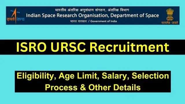 Download Admit Card for IRSO URSC Recruitment 2024 for 224 Posts