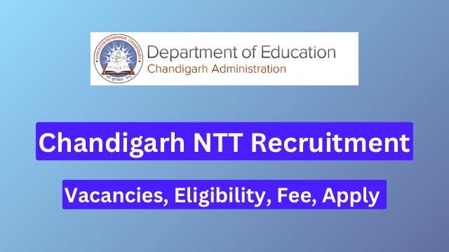 Chandigarh NTT Recruitment: Answer Key Out at chdeducation.gov.in, Objection Submission Open